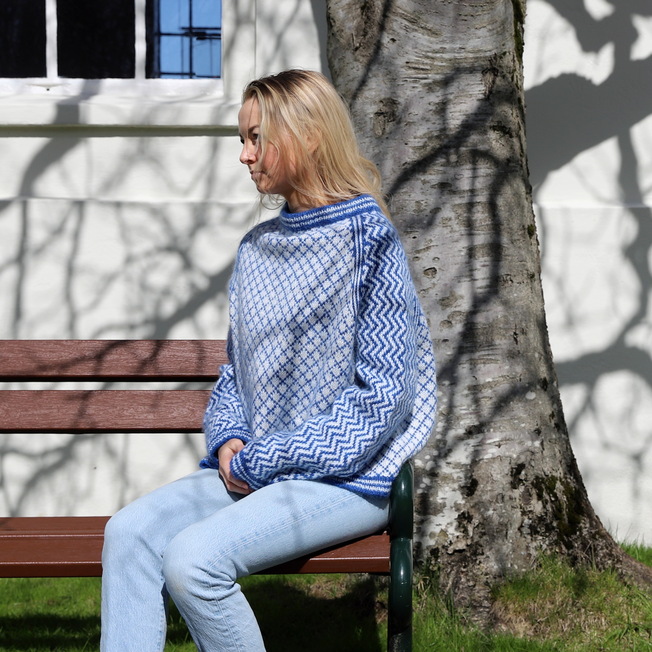 Íshaf summer sweater knitting pattern