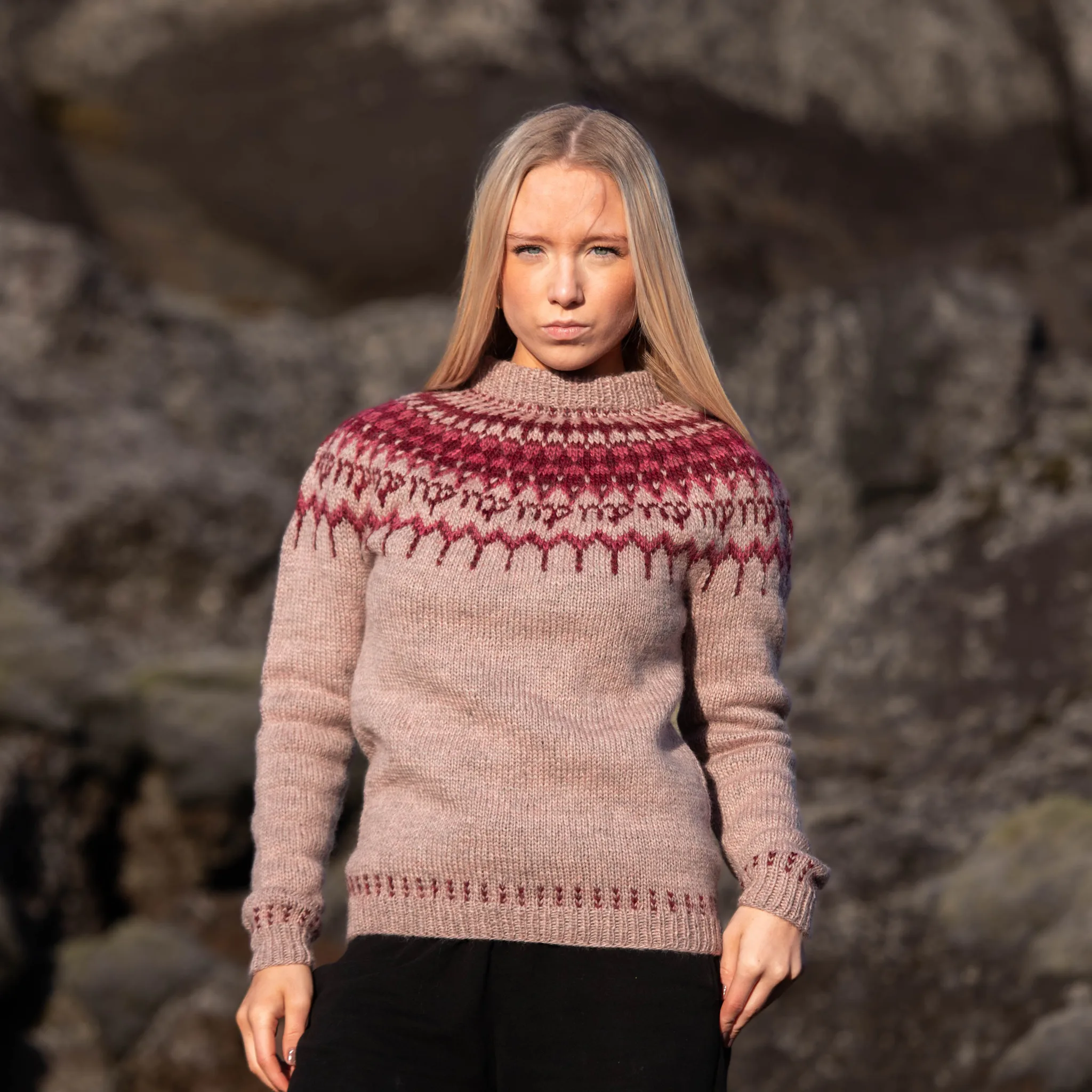 Virgo sweater knitting pattern