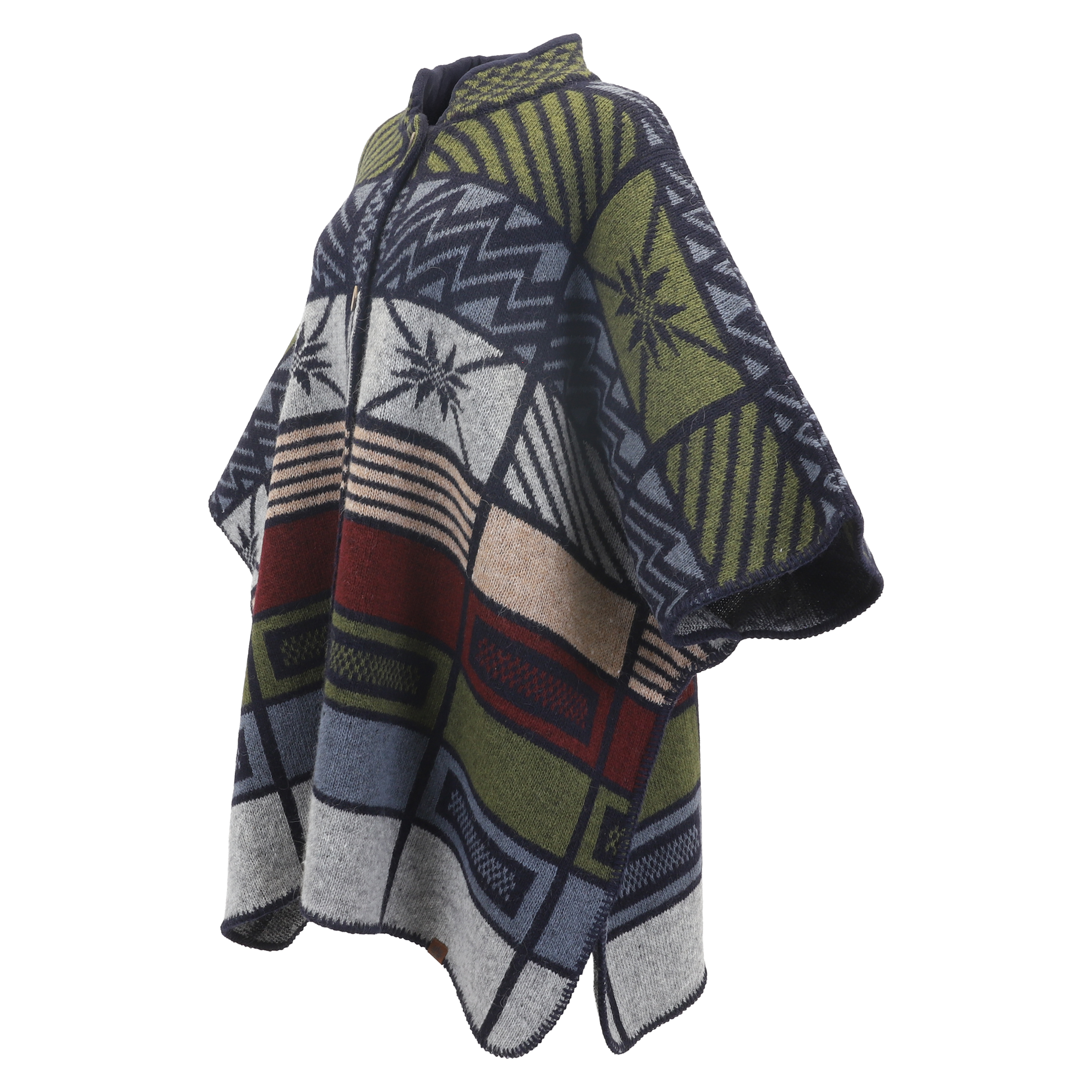 Ása 冰岛纯羊毛带袖披肩 