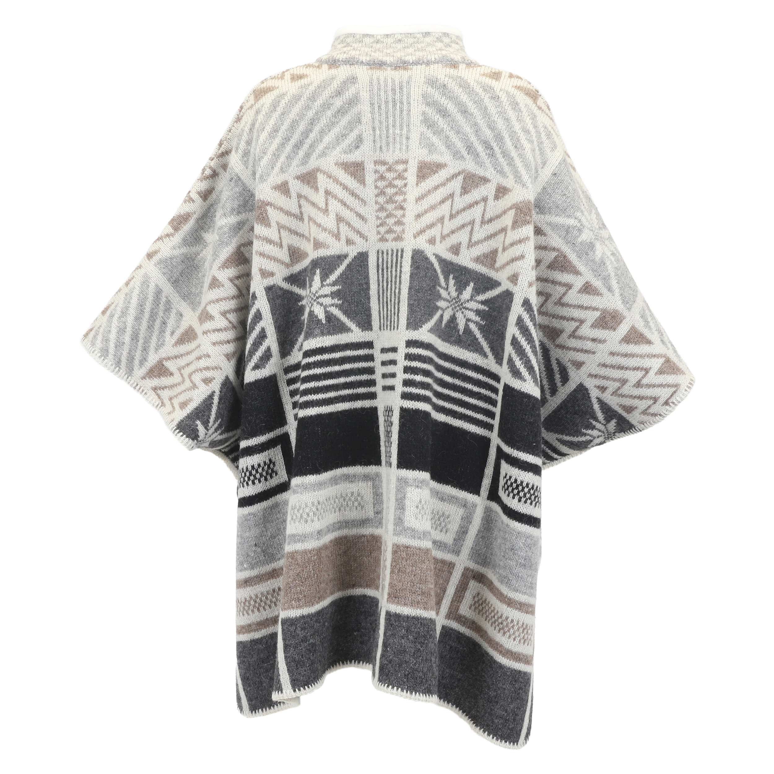 Ása 冰岛纯羊毛带袖披肩 