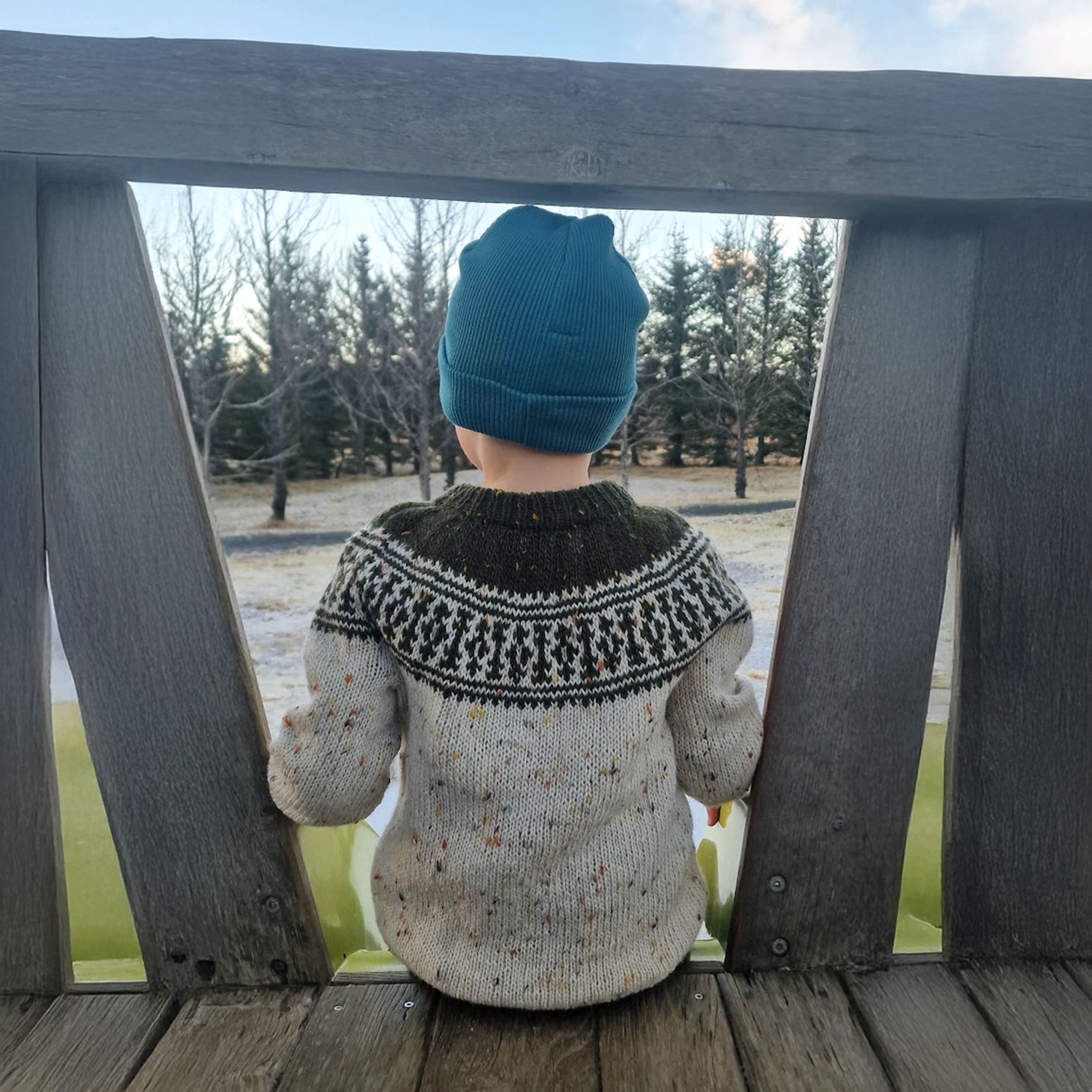 Vargur kids sweater knitting pattern