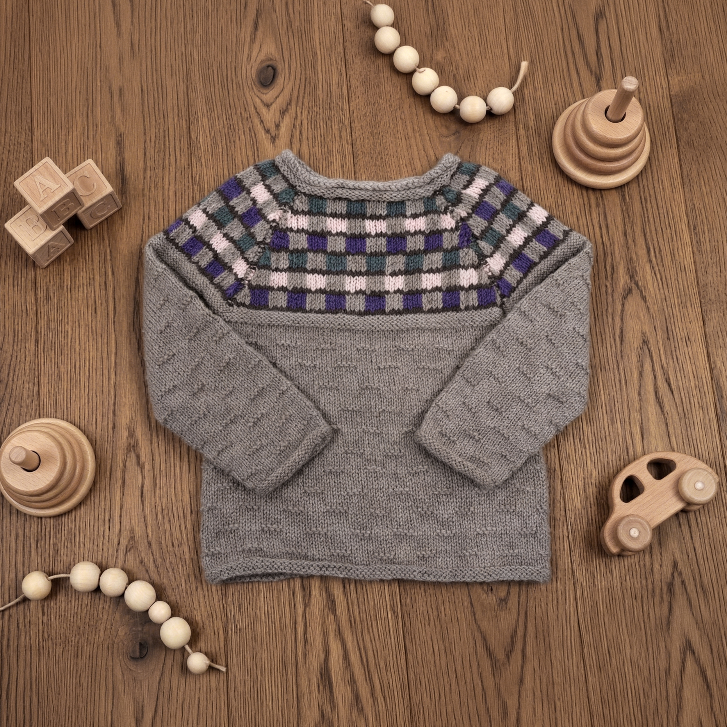 Leikskólapeysa barna peysa prjónauppskrift Leikskólapeysa barna peysa prjónauppskrift